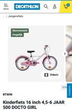 Btwin, Fietsen en Brommers, Fietsen | Kinderfietsjes, 16 tot 20 inch, Gebruikt, Ophalen