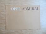 Folder Opel Admiral 1964, als nieuw!, Opel, Zo goed als nieuw, Opel, Ophalen of Verzenden