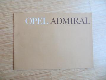Folder Opel Admiral 1964, als nieuw! beschikbaar voor biedingen