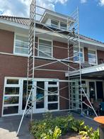 Euroscaffold rolsteiger 8 meter, max werkhoogte 9 meter, Doe-het-zelf en Verbouw, Steigers, Ophalen, Gebruikt, Rolsteiger of Kamersteiger