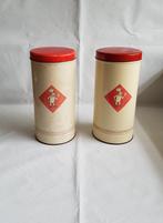 bolletje beschuitbus 2 stuks brocante, Verzamelen, Blikken, Ophalen of Verzenden, Gebruikt, Beschuit, Bolletje