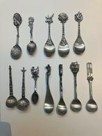 14 Tinnen Lepeltjes Canada - Souvenirs, Ophalen of Verzenden