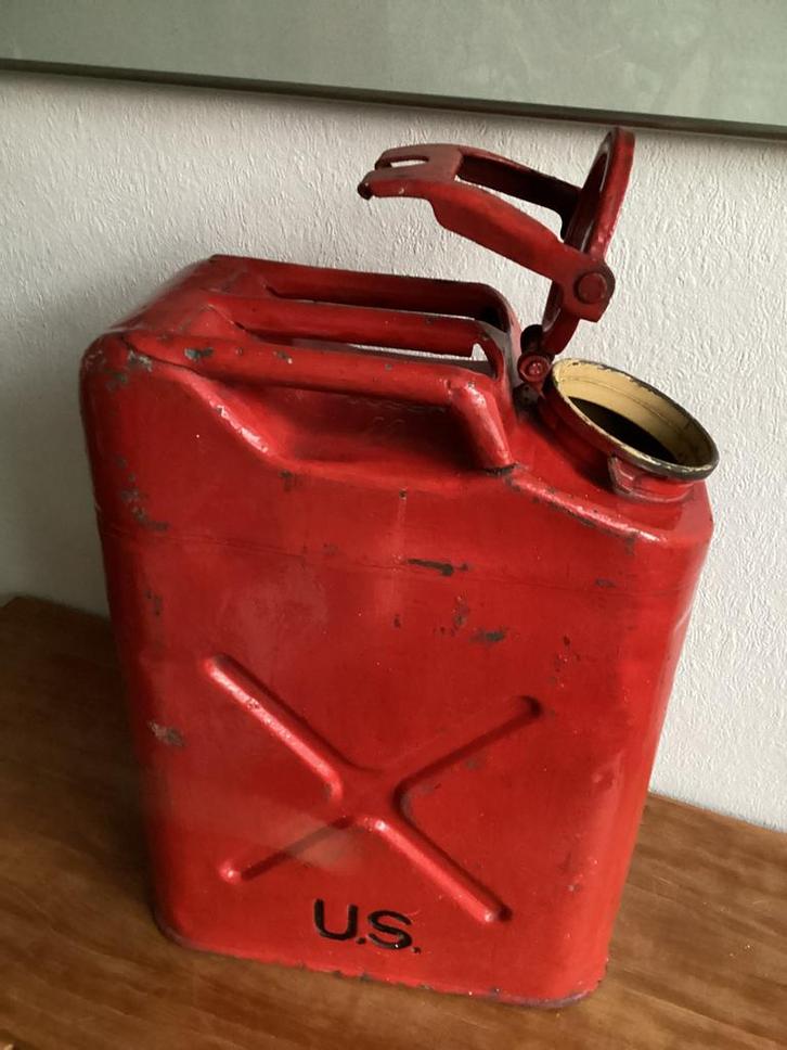 vintage US jerrycan, Auto-onderdelen, Brandstofsystemen, Gebruikt, Ophalen of Verzenden