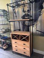 Houten Kast (wijnglazen hangers, wijnhouders), Huis en Inrichting, Ophalen, Gebruikt