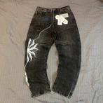 Stradivarius MOM. Black Light Jean (Painted)., Kleding | Dames, Maat 38/40 (M), Zwart, Nieuw, Ophalen of Verzenden