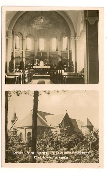 BN484-Teteringen,Missiehuis St.Franciscus Averius, Verzamelen, Ansichtkaarten | Nederland, Verzenden, 1940 tot 1960, Gelopen, Noord-Brabant