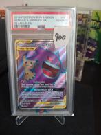 Gengar& Mimikyu GX psa 10, Ophalen of Verzenden, Zo goed als nieuw, Losse kaart