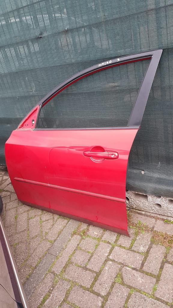 MAZDA 3 PORTIER LINKS VOOR, Auto-onderdelen, Carrosserie en Plaatwerk, Deur, Gebruikt, Ophalen of Verzenden