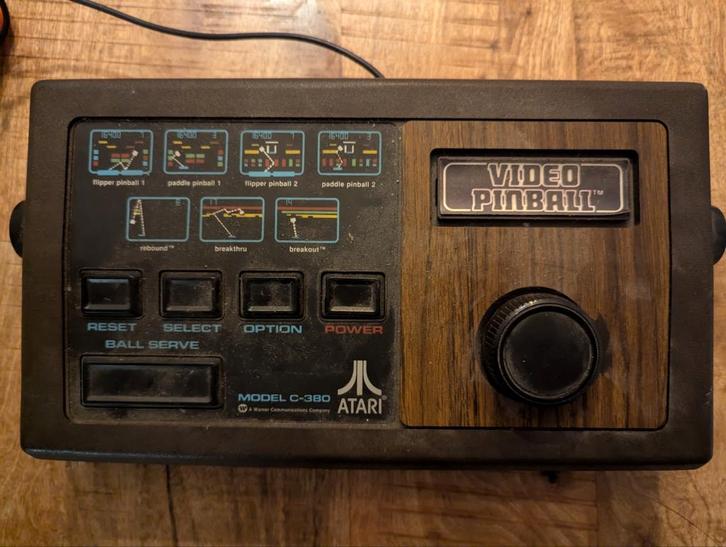 Oude Atari C-380 Video Pinball Console, Verzamelen, Speelgoed, Gebruikt, Ophalen of Verzenden