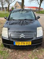 Citroen C2 1.1 I 2004 Zwart, Origineel Nederlands, Te koop, 60 pk, Benzine