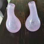 Twee Fidrio vaasjes, Huis en Inrichting, Woonaccessoires | Vazen, Overige kleuren, Ophalen of Verzenden, Minder dan 50 cm, Glas