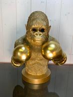 Boxing gorilla goud, Huis en Inrichting, Woonaccessoires | Overige, Ophalen of Verzenden, Nieuw