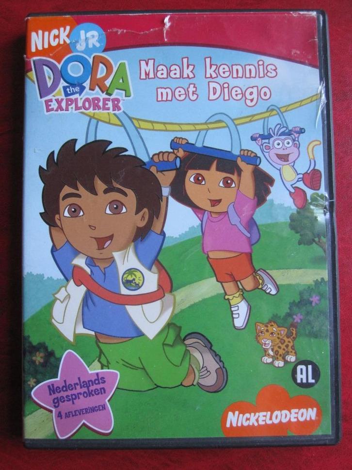 Dora - Maak kennis met Diego, Cd's en Dvd's, Dvd's | Tekenfilms en Animatie, Zo goed als nieuw, Amerikaans, Tekenfilm, Alle leeftijden