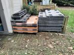 Pallets / Vlonders voor vloer camping, Tuin en Terras, Terrasdelen en Vlonders, Ophalen, Gebruikt, Kunststof