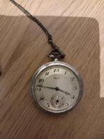 Zilveren zakhorloge, Sieraden, Tassen en Uiterlijk, Horloges | Antiek, Ophalen, Zilver, Overige merken, 1900 tot 1930