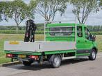 FORD TRANSIT 2.0 open-laadbak kraan!, Auto's, Bestelauto's, Gebruikt, Euro 6, Bedrijf, 6 stoelen