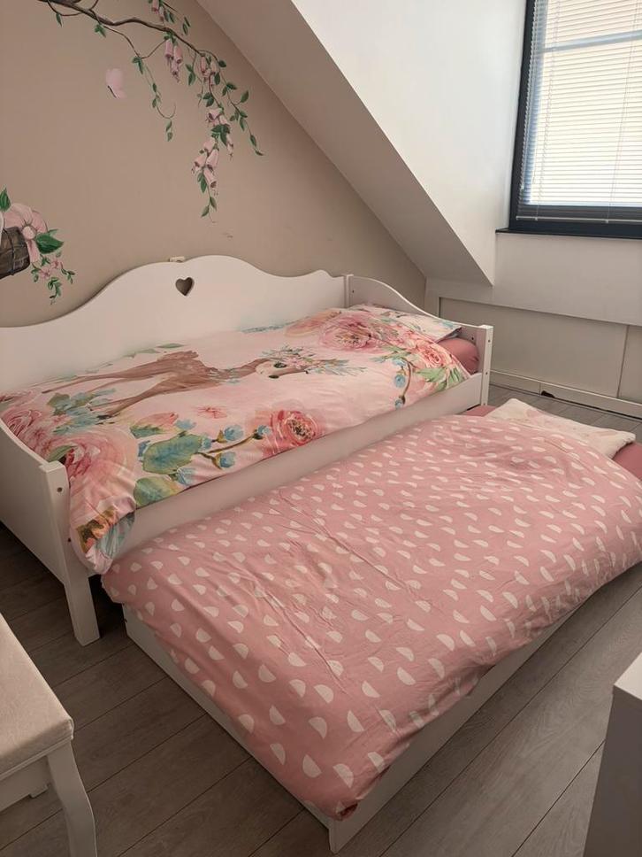 Emma kinderbed, Kinderen en Baby's, Kinderkamer | Bedden, Zo goed als nieuw, 180 cm of meer, 85 tot 100 cm, Matras, Ophalen