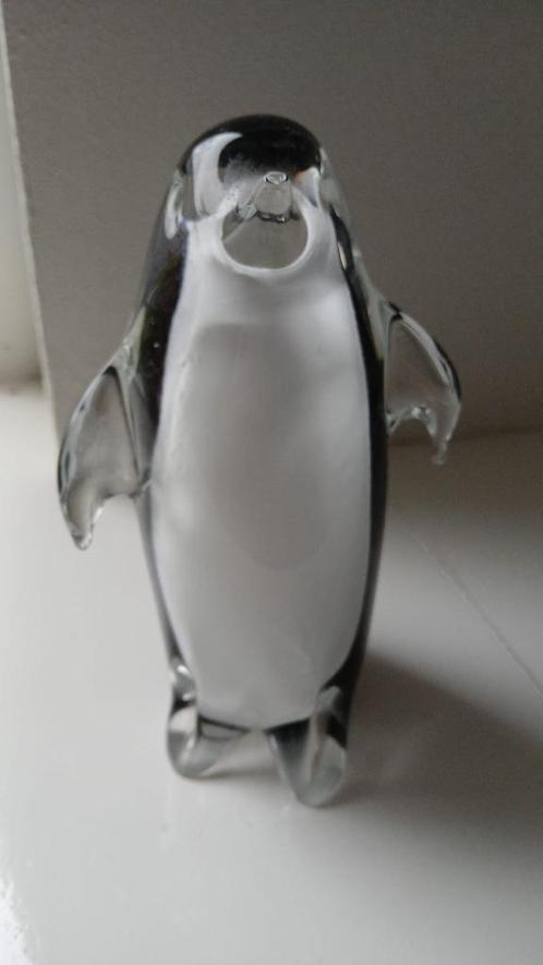 Henryk Rysz - beeldje pinguïn handgeblazen glas vintage, Antiek en Kunst, Antiek | Glas en Kristal, Ophalen of Verzenden