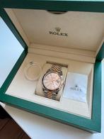 Rolex date just 41 mm staal rose, Sieraden, Tassen en Uiterlijk, Horloges | Heren, Ophalen of Verzenden, Zo goed als nieuw, Staal