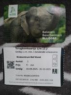 2 Blijdorp kinder tickets, Tickets en Kaartjes, Twee personen