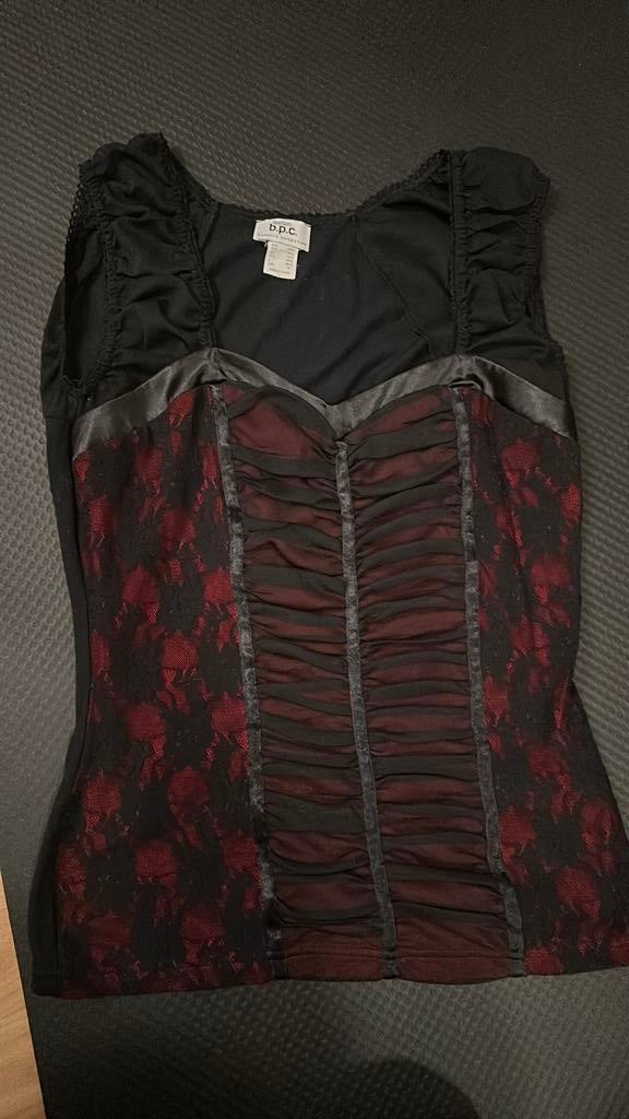 Dirndl Zwarte B.P.C. Top - Maat 40, Maat 38/40 (M), Zwart, Ophalen of Verzenden, Zo goed als nieuw