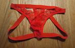 Sexy Heren jockstrap met Kant, Kleding | Heren, Ondergoed, Verzenden, Rood, Overige typen