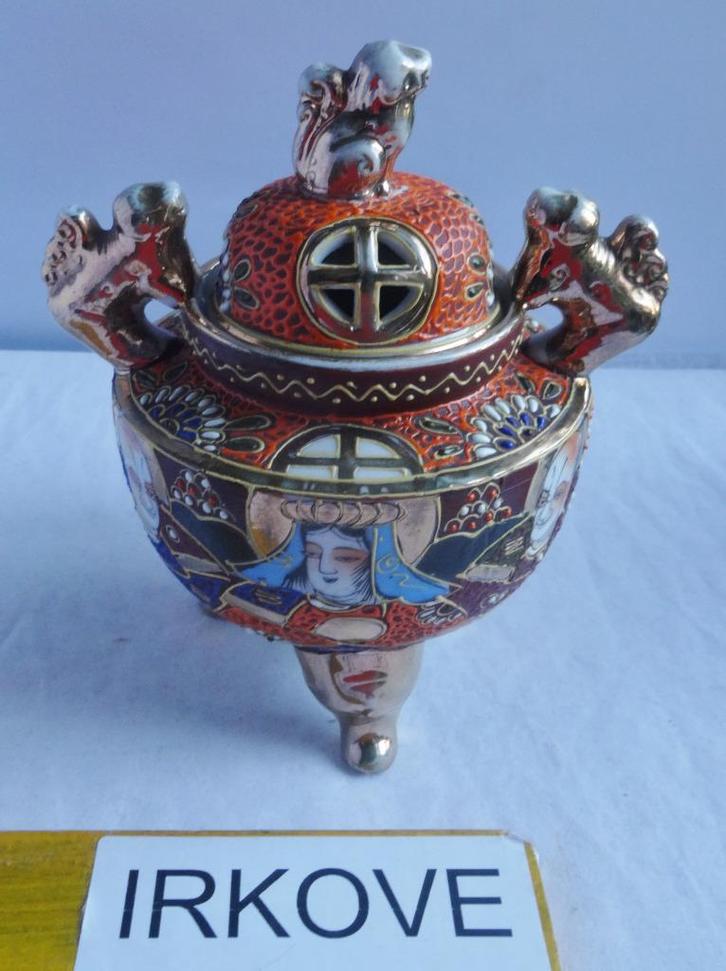 SATSUMA FLINKE KORO * Compleet *, Antiek en Kunst, Antiek | Porselein, Verzenden