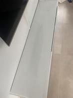 Ikea besta glasplaat 120x40 wit prima in staat, Glasplaat, Minder dan 80 cm, Ophalen of Verzenden, 120 tot 160 cm