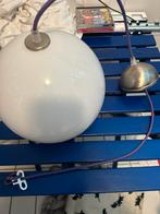 Hang lamp van glas 20 cm doorsnee, Huis en Inrichting, Lampen | Hanglampen, Ophalen, Zo goed als nieuw, Glas, Minder dan 50 cm
