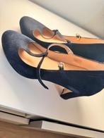 Pumps donkerblauw maat 39, Ophalen, Zo goed als nieuw, Schoenen