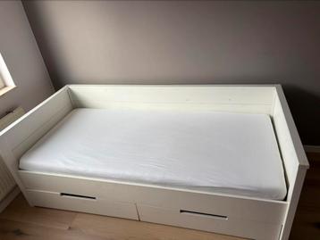 Woood bedbank Jade wit
