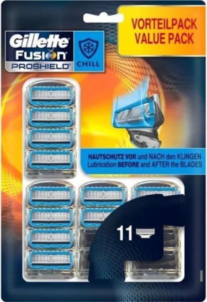 Gillette Fusion5 ProShield Chill - 11 Scheermesjes, Sieraden, Tassen en Uiterlijk, Uiterlijk | Gezichtsverzorging, Nieuw, Verzorging