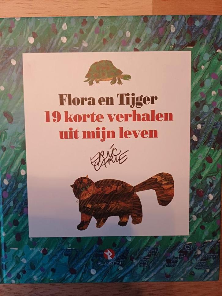 Eric Carle - Flora & Tijger, Boeken, Sprookjes en Fabels, Zo goed als nieuw, Ophalen of Verzenden