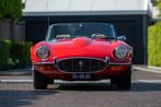 Jaguar E-Type 5.3 V12 Roadster 1972 met handbak, Auto's, Achterwielaandrijving, Beige, Leder, E-Type