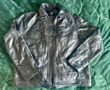 G-Star RAW Leren Jas - Stijlvol en Stoer! beschikbaar voor biedingen