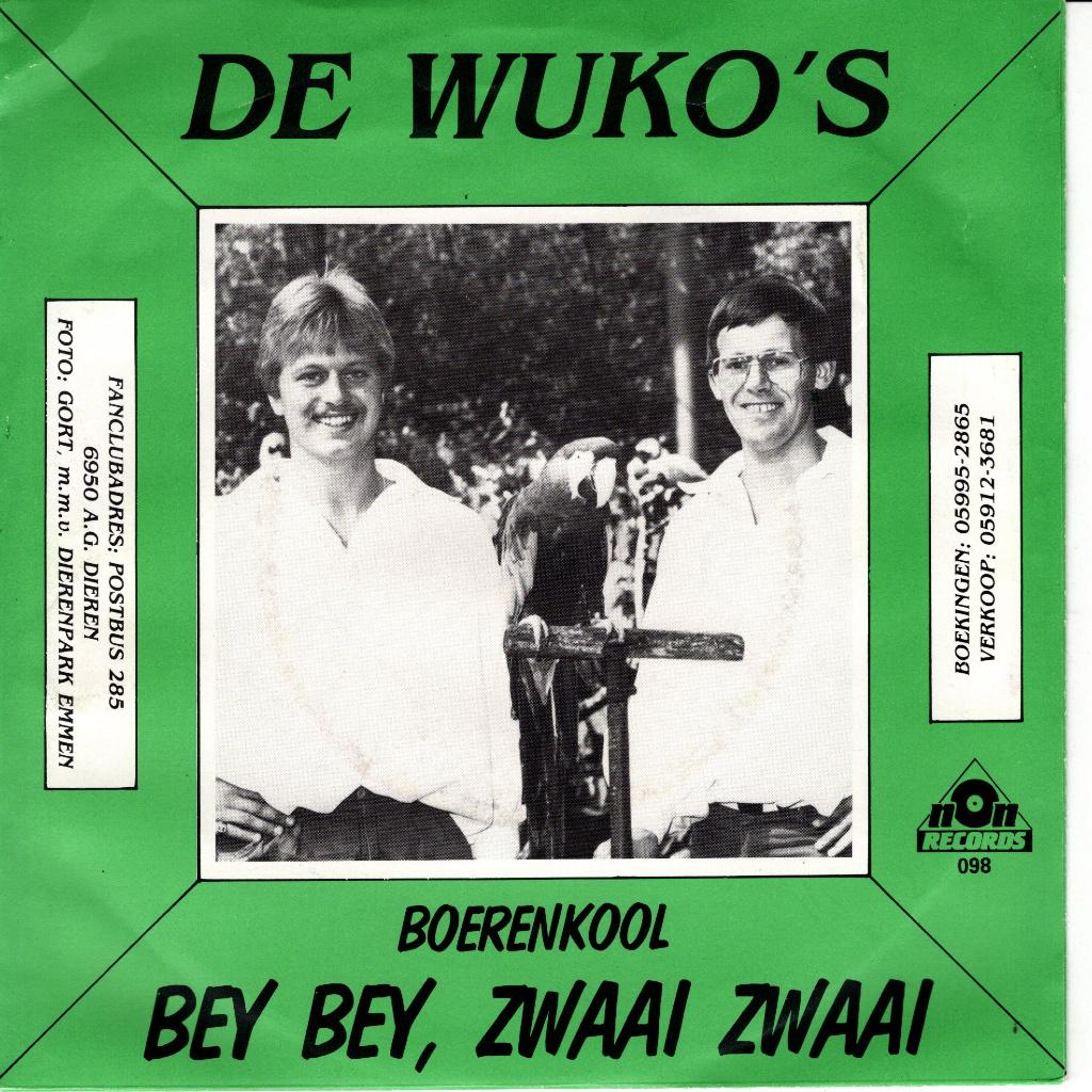 De Wuko's - Bey bey, zwaai zwaai, Gebruikt, 7 inch, Single, Ophalen of Verzenden