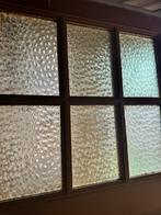 Jaren 20 -30 paneeldeuren 3 identieke, Doe-het-zelf en Verbouw, Deuren en Horren, Ophalen, Binnendeur, 200 tot 215 cm, Glas