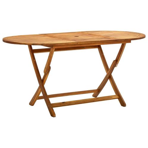 Tuintafel inklapbaar 160x85x75 cm massief acaciahout, Tuin en Terras, Tuinmeubel-accessoires, Nieuw, Verzenden