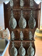 Set van 6 tinnen lepels  van kunstenaar Jan Steen., Ophalen of Verzenden