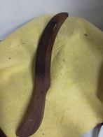 8281) mooi antiek houten koolmes   lang 38cm, Ophalen of Verzenden