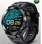 smartwatch met gps, Zwart, Nieuw, Ophalen of Verzenden, Waterdicht