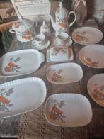 Uitgebreid ontbijt- en dinerservies, Ophalen