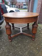 Oude ovale zware eikenhouten tafel, Ophalen of Verzenden, Ovaal, 200 cm of meer, 100 tot 150 cm