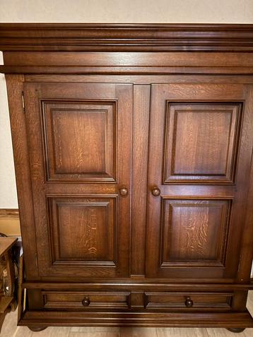 Eikenhouten melkkast (massief) beschikbaar voor biedingen