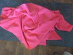 linnen lap stof, Hobby en Vrije tijd, Stoffen en Lappen, 120 cm of meer, Ophalen of Verzenden, Roze, Linnen