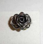 Ring 925 zilver Roos Teka, Sieraden, Tassen en Uiterlijk, Ringen, Verzenden, Zo goed als nieuw, 17 tot 18, Dame