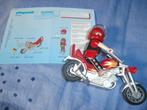 playmobil 5113 motorfiets motor motorrijder rood, Kinderen en Baby's, Speelgoed | Playmobil, Ophalen of Verzenden, Zo goed als nieuw