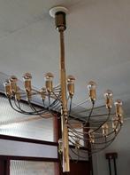 Gino Sarfatti Spiral Brass Chandelier style lamp., Huis en Inrichting, Ophalen, Gebruikt, N.v.t., N.v.t.