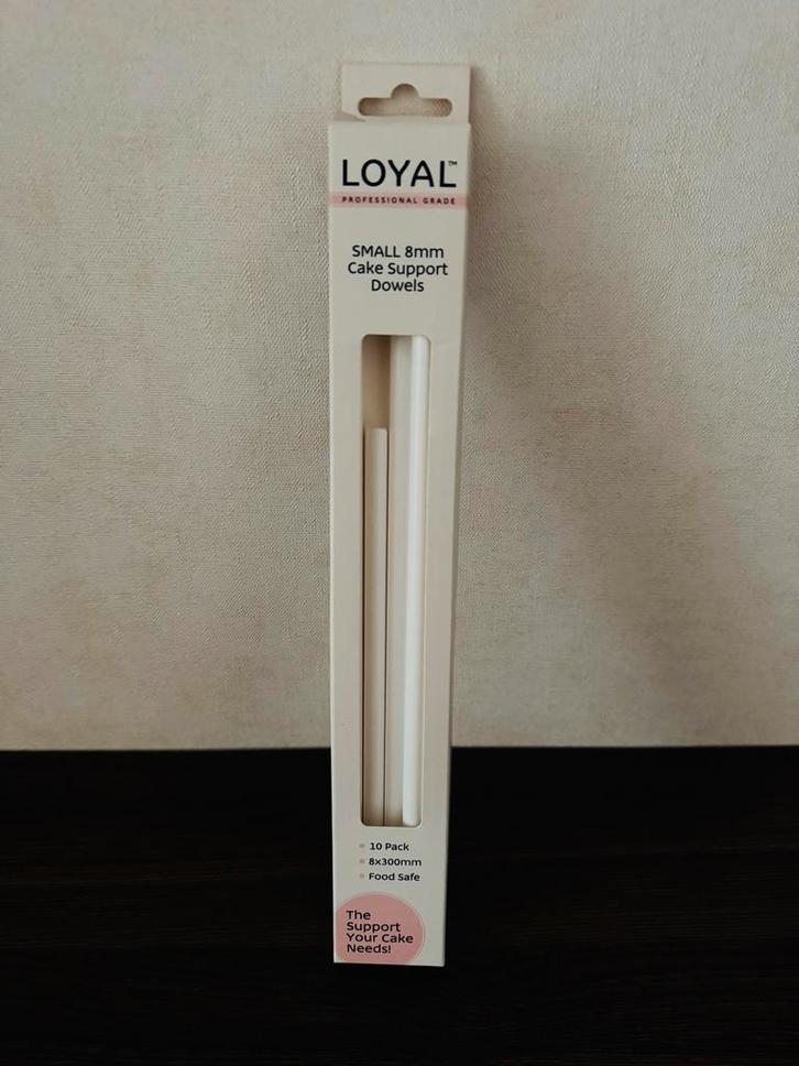 LOYAL Cake Dowels - Stevig, Klein Pakje (6 stuks), Hobby en Vrije tijd, Taarten en Cupcakes maken, Nieuw, Versiering, Taarten