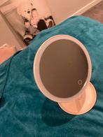 Spiegellampenpakje - Make-up spiegel met verlichting, Huis en Inrichting, Minder dan 50 cm, Rond, Ophalen of Verzenden, Zo goed als nieuw